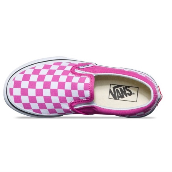 pink vans size 2
